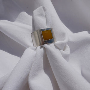 Ring silver chunky