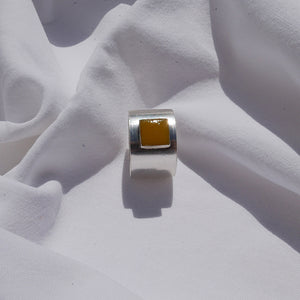 Ring silver chunky