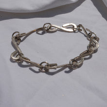 Load image into Gallery viewer, bracelet Hand made silver chain link
