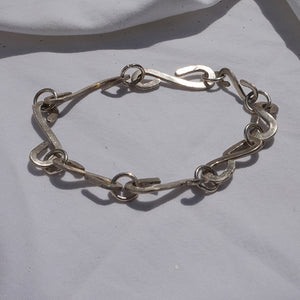 bracelet Hand made silver chain link