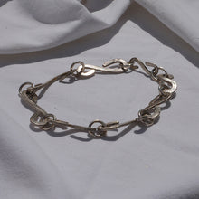 Load image into Gallery viewer, bracelet Hand made silver chain link
