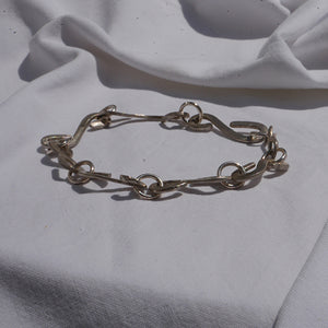 bracelet Hand made silver chain link