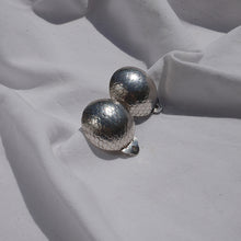 Load image into Gallery viewer, Earrings Textured domes 2
