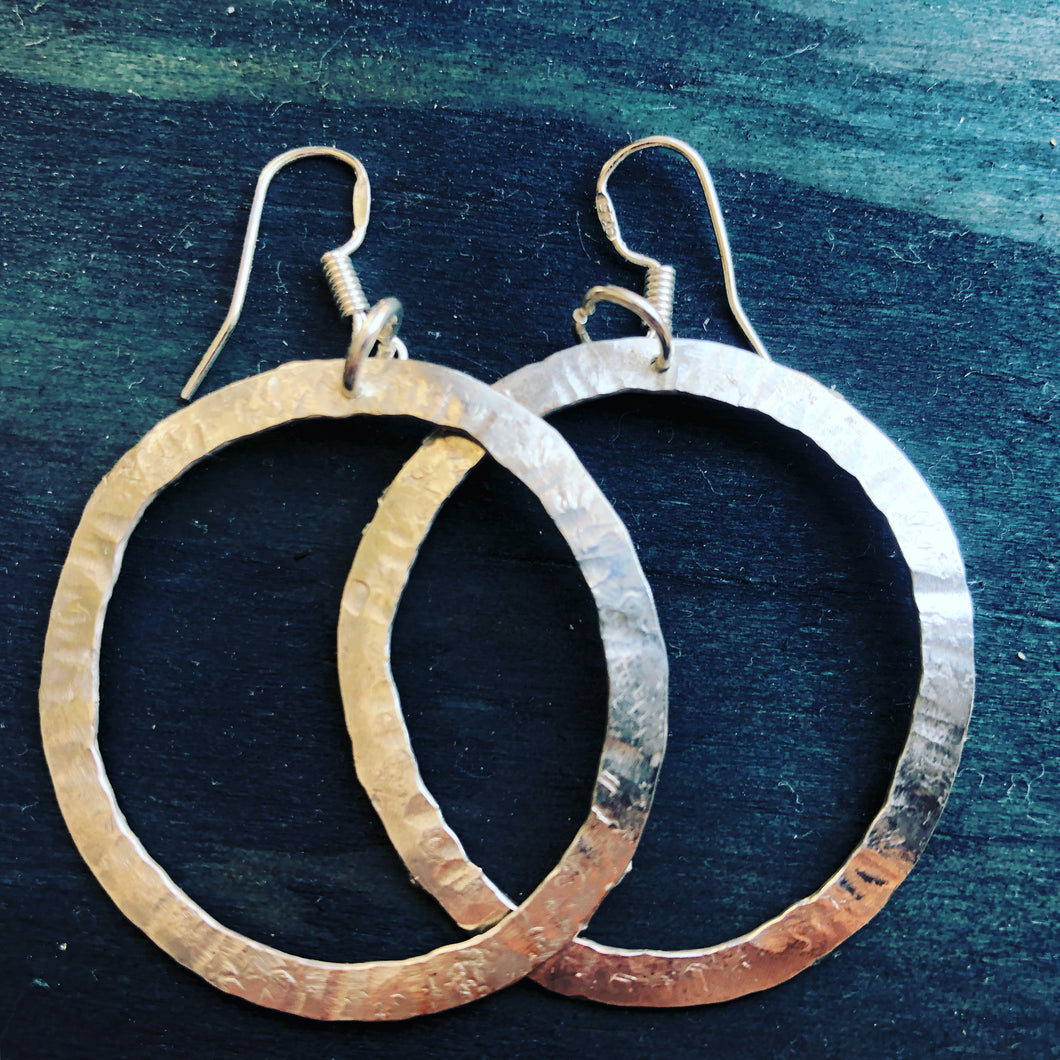 Silver earrings
