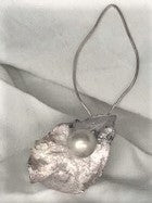 Load image into Gallery viewer, Pendant - delicate silver leaf

